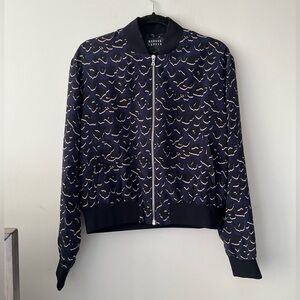 Markus Lupfer SILK Printed Bomber Jacket